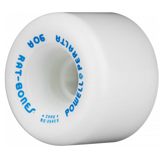 Powell Peralta Wheels Rat Bones 60mm 90a - White (Set of 4)
