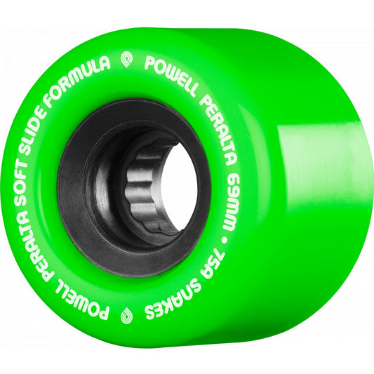 Powell Peralta Wheels Snakes 69mm 75a - Green (Set of 4)