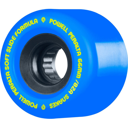 Powell Peralta Wheels Snakes 66mm 82a - Blue (Set of 4)