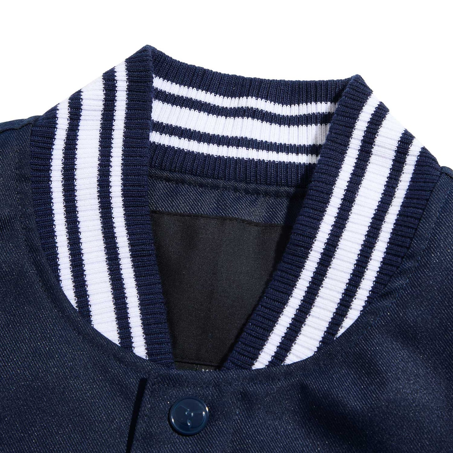 Wu-Tang Clan All-City Jacket Navy and White Officially Licensed