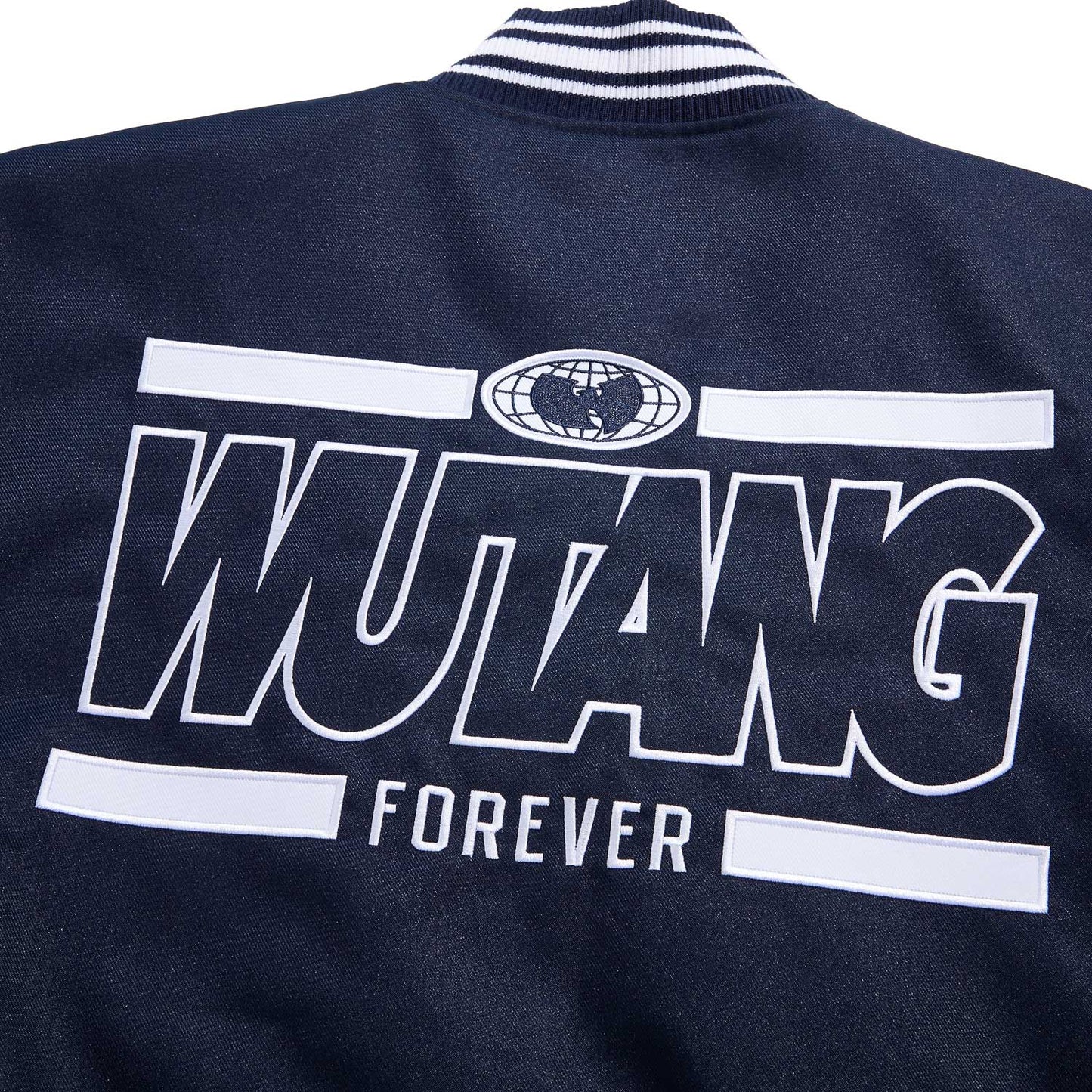 Wu-Tang Clan All-City Jacket Navy and White Officially Licensed