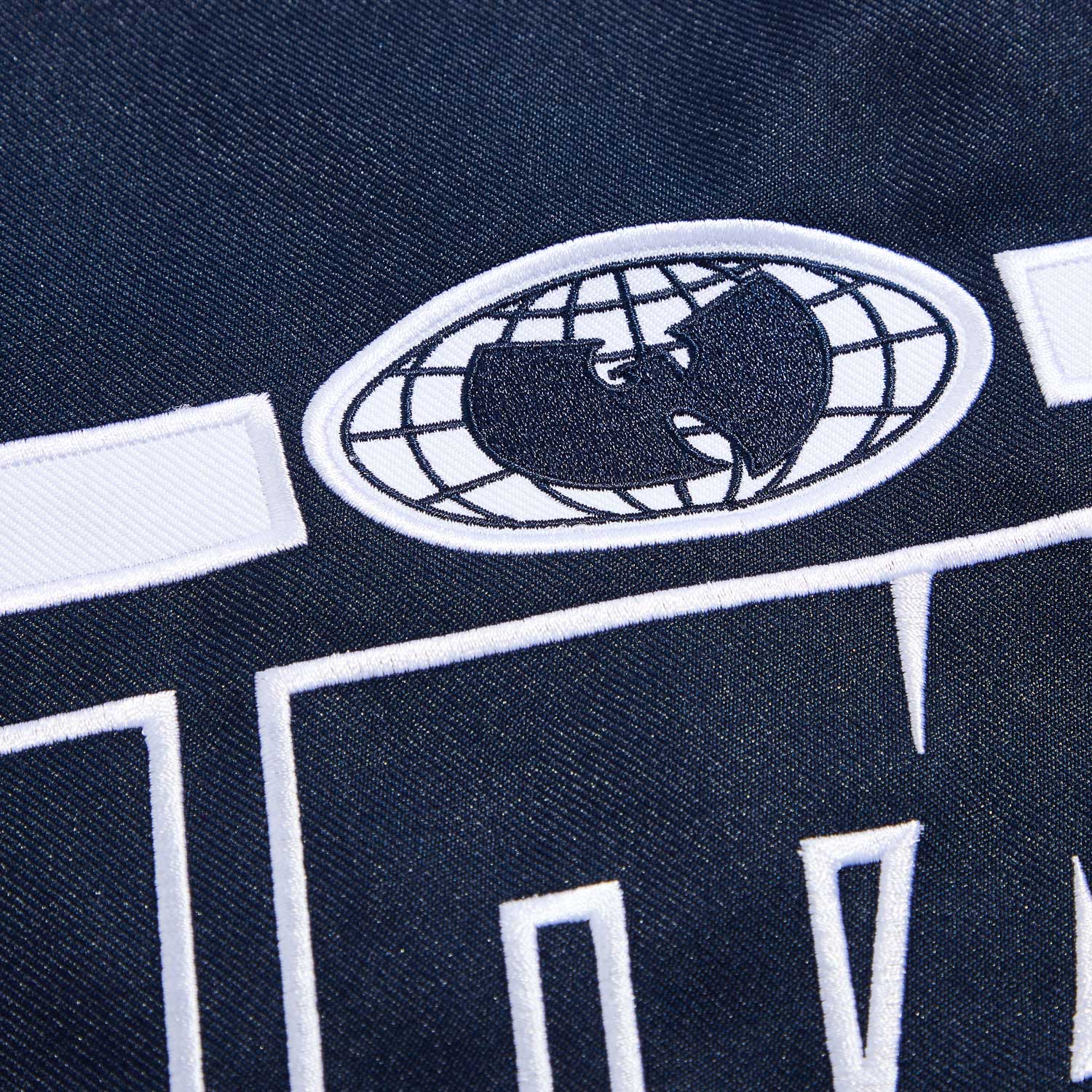 Wu-Tang Clan All-City Jacket Navy and White Officially Licensed