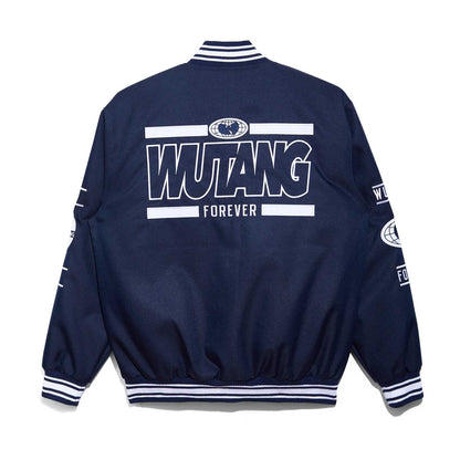 Wu-Tang Clan All-City Jacket Navy and White Officially Licensed