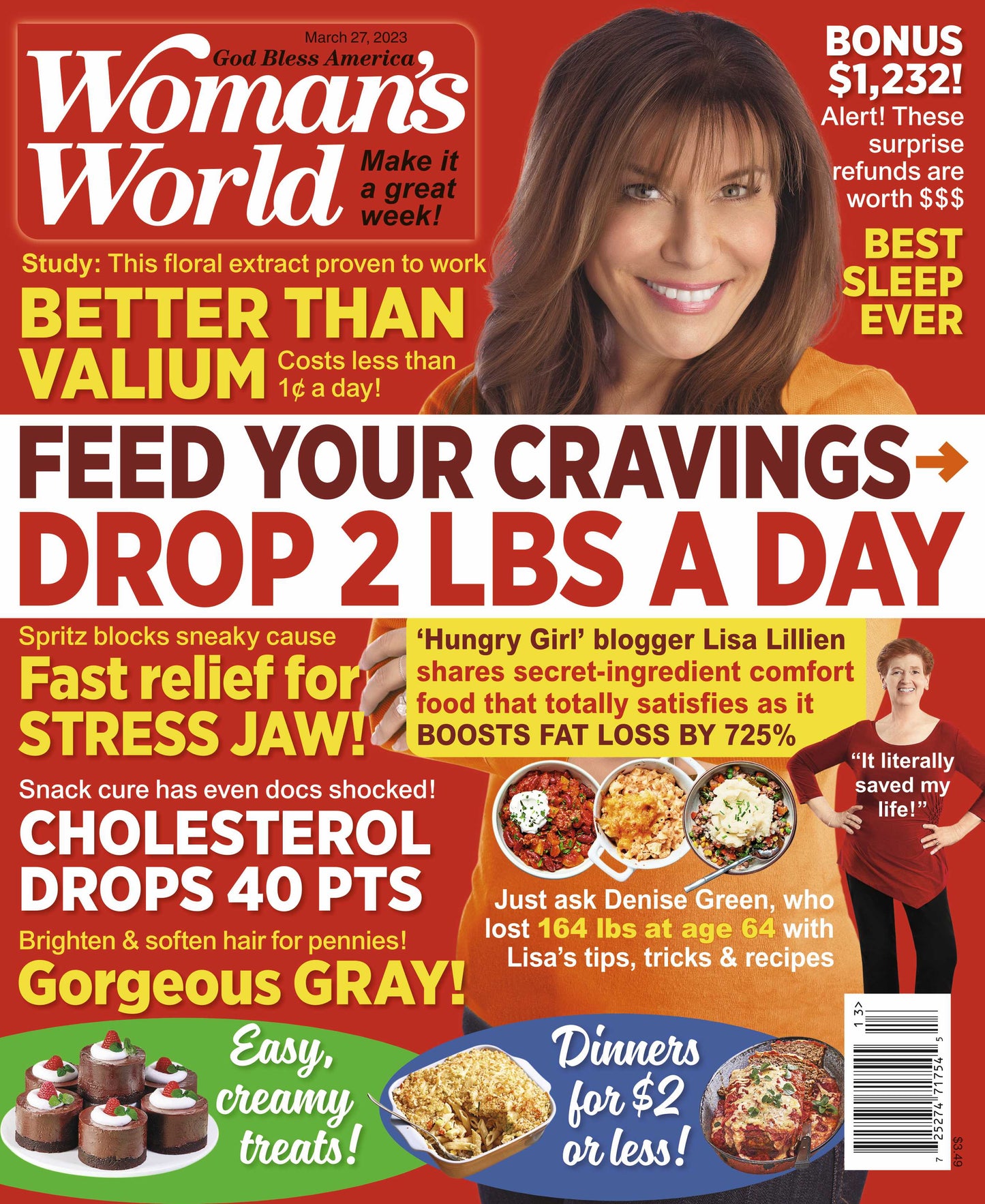 Woman's World - 03.27.23 Feed Your Cravings Drop 2 lbs a Day