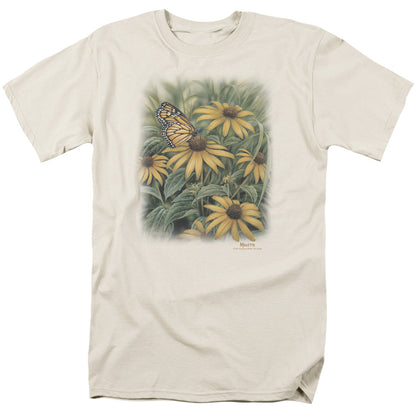 Wildlife Monarch Butterfly Mens T Shirt Cream Officially Licensed