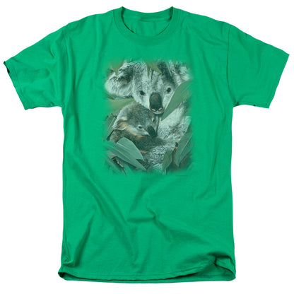 Wildlife Motherhood Mens T Shirt Kelly Green Officially Licensed