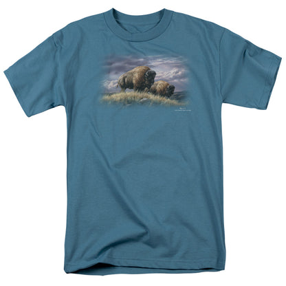 Wildlife Nomads Of The Plains Mens T Shirt Slate Officially Licensed
