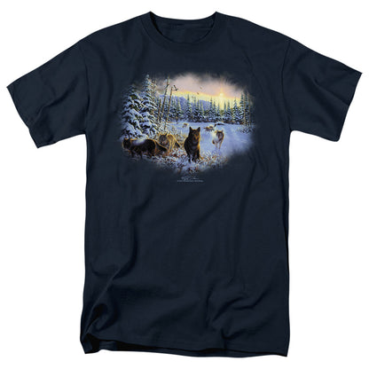 Wildlife Hunters Moon The Spoils Mens T Shirt Navy Officially Licensed