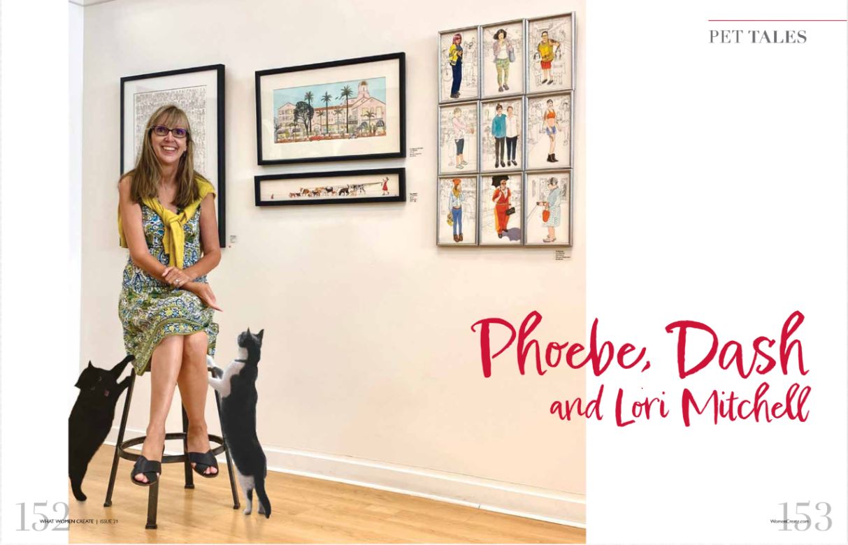 What Women Create - Inspiration For Your Imagination Winter 2023: Photography & Stories Of Handmade Products, Artist Diana Laufer, Melanie LeGrand & Sherry Karver, Sewing, Pottery, Paintings & Pets!