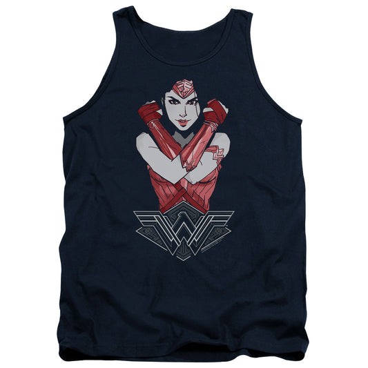 Wonder Woman Movie Amazon Mens Tank Top Shirt Navy