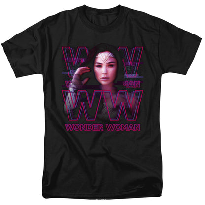 Wonder Woman 84 Vaporwave Wonder Woman Mens T Shirt Black Officially Licensed