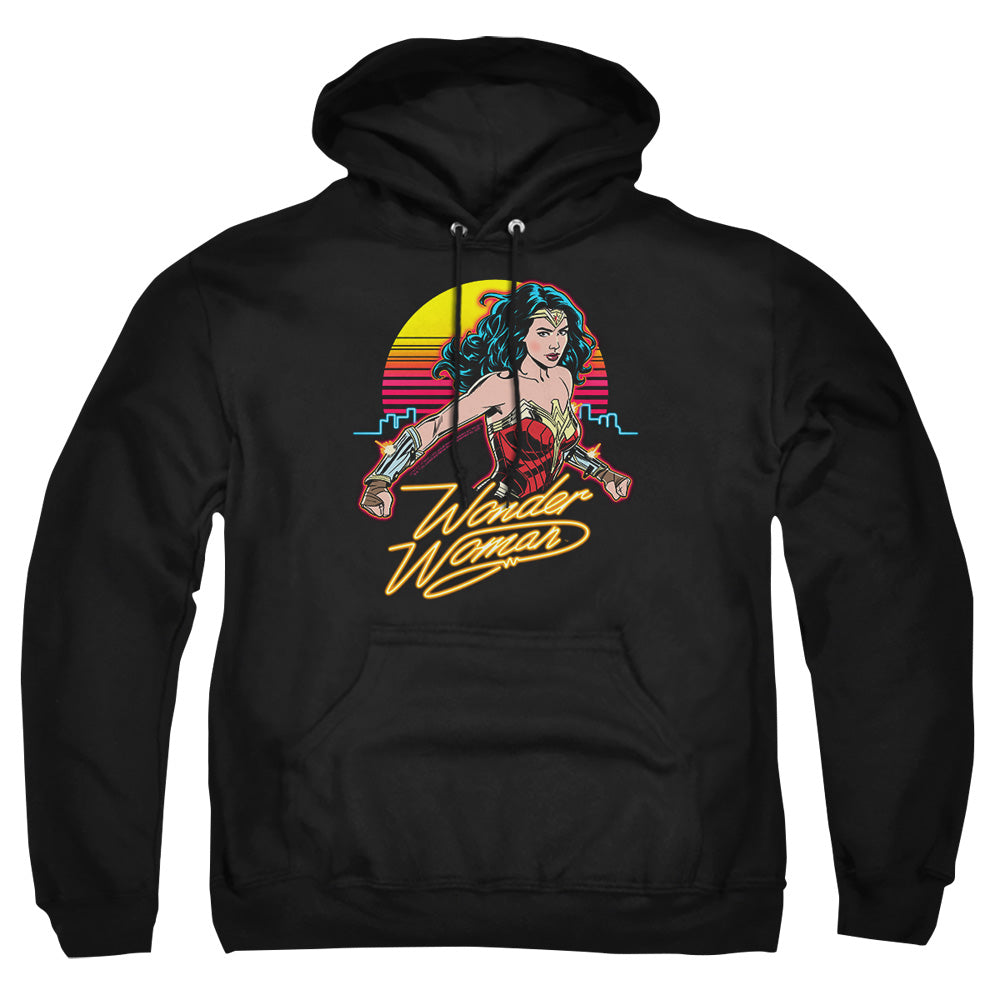 Wonder Woman 84 Skyline Mens Hoodie Black Officially Licensed