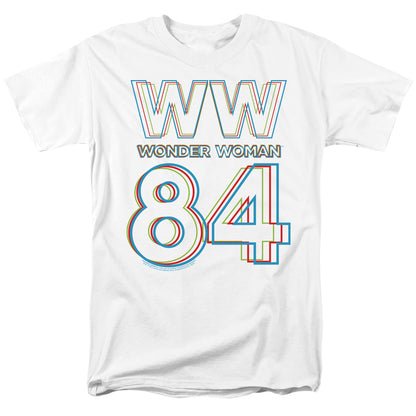 Wonder Woman 84 3D Hype Logo Mens T Shirt White Officially Licensed