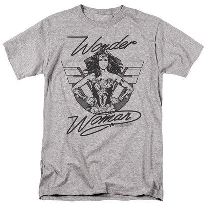 Wonder Woman 84 Determined Wonder Mens T Shirt Athletic Heather Officially Licensed