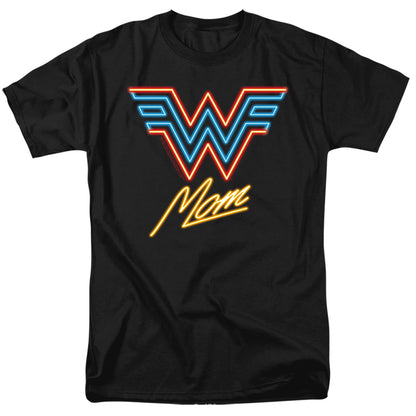 Wonder Woman 84 Wonder Mom Neon Mens T Shirt Black Officially Licensed