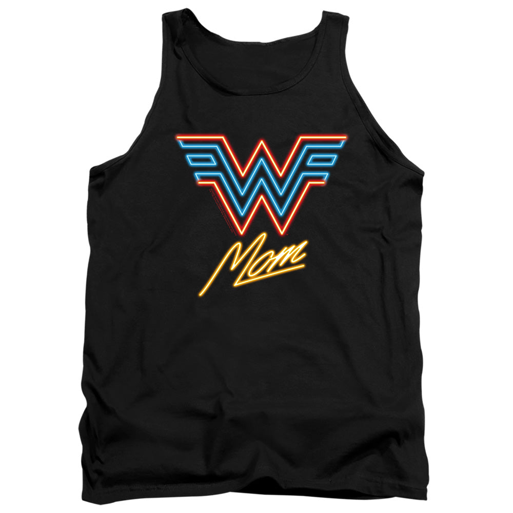 Wonder Woman 84 Wonder Mom Neon Mens Tank Top Shirt Black