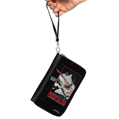 Friday The 13TH You'll Wish It Were Only A Nightmare Movie Poster Zip Around Wallet