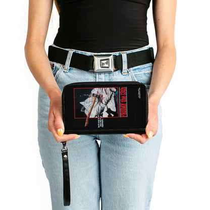 Friday The 13TH You'll Wish It Were Only A Nightmare Movie Poster Zip Around Wallet