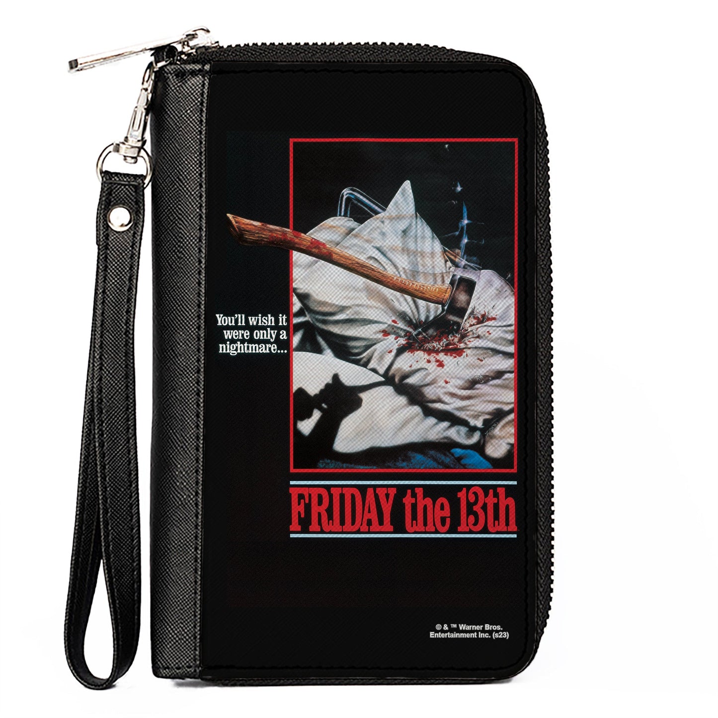 Friday The 13TH You'll Wish It Were Only A Nightmare Movie Poster Zip Around Wallet