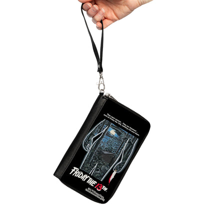 Friday The 13TH Jason Voorhees Crystal Lake Cabin Zip Around Wallet