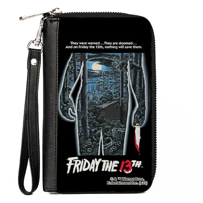 Friday The 13TH Jason Voorhees Crystal Lake Cabin Zip Around Wallet
