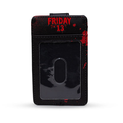 Friday the 13th Jason Hockey Mask Black Red Wallet
