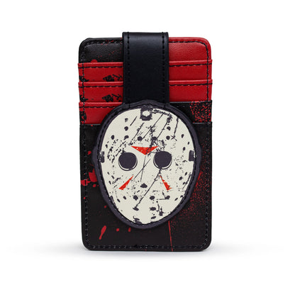 Friday the 13th Jason Hockey Mask Black Red Wallet