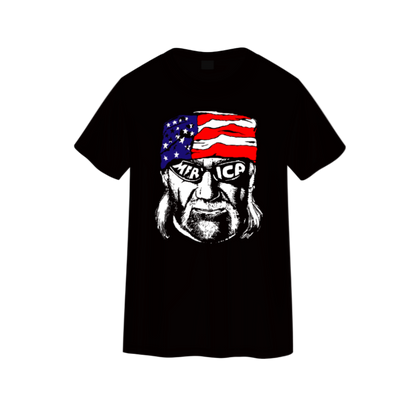 Hollywood Face Merica Adult T-Shirt