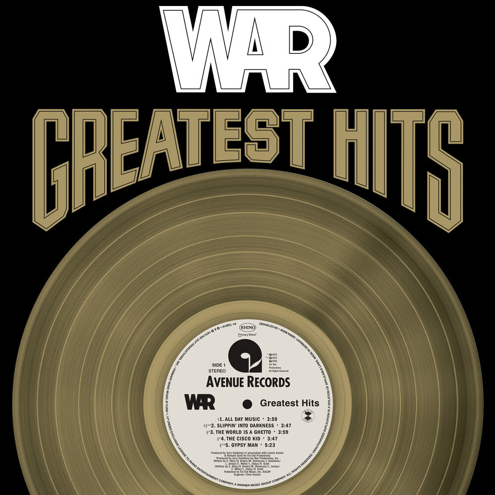 War – Greatest Hits (brick & Mortar Exclusive LP Vinyl) Vinyl Record