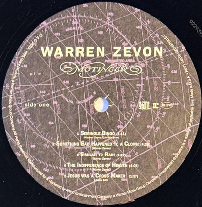 Warren Zevon – Mutineer (LP Vinyl) Vinyl Record