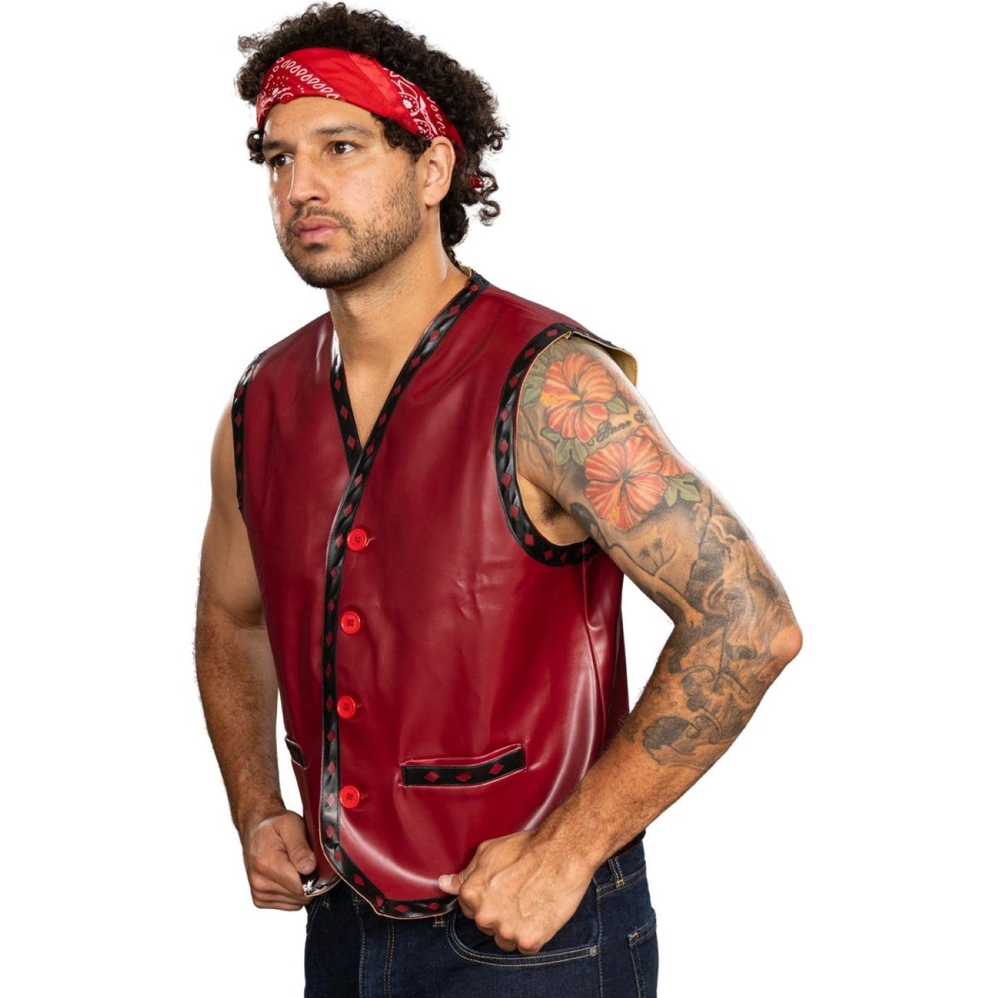 The Warriors Movie Halloween Cosplay Costume Vest and Bandana Set
