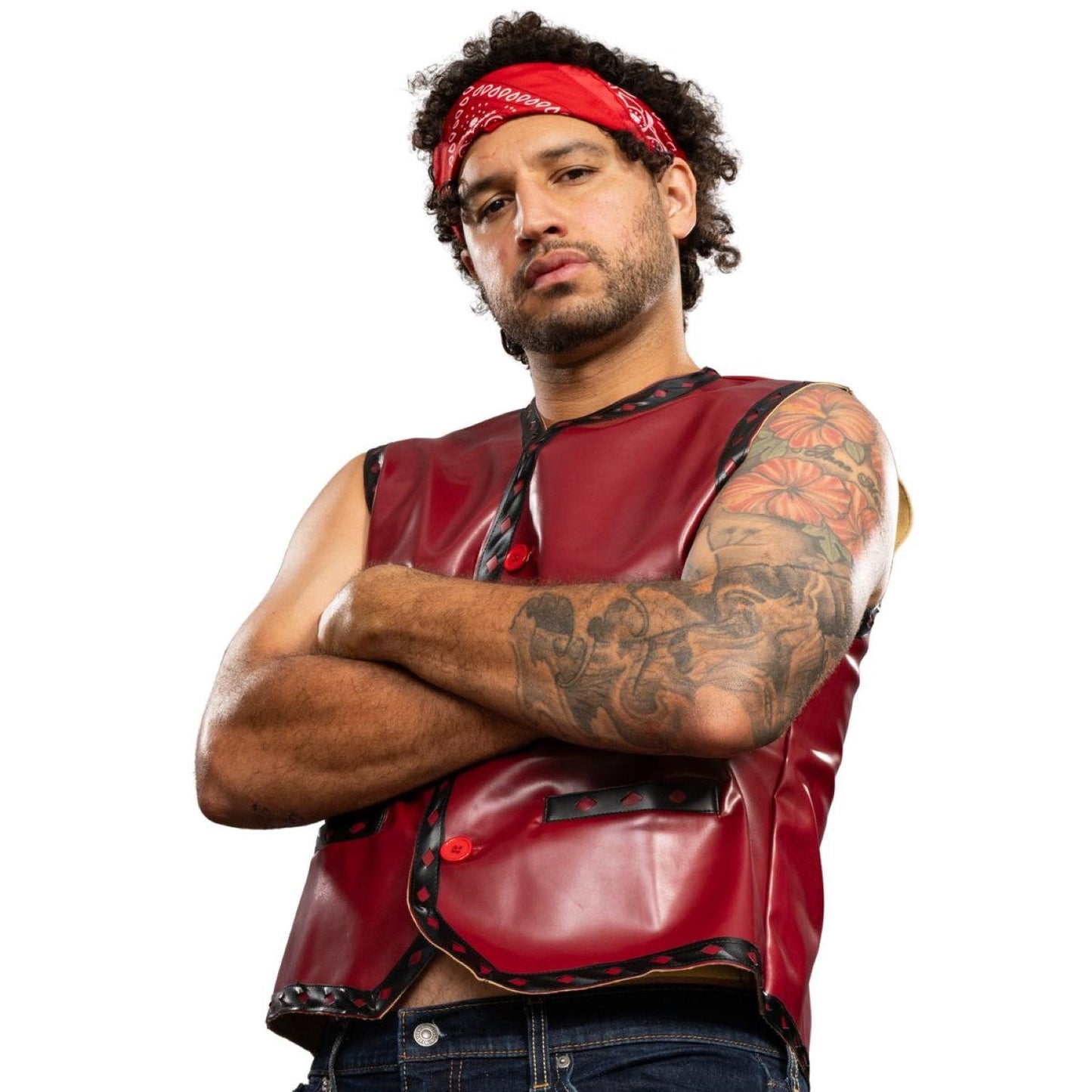 The Warriors Movie Halloween Cosplay Costume Vest and Bandana Set