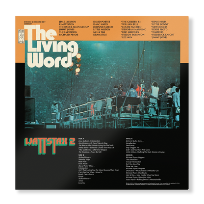 The Living Word: Wattstax 2 2-LP Vinyl Record