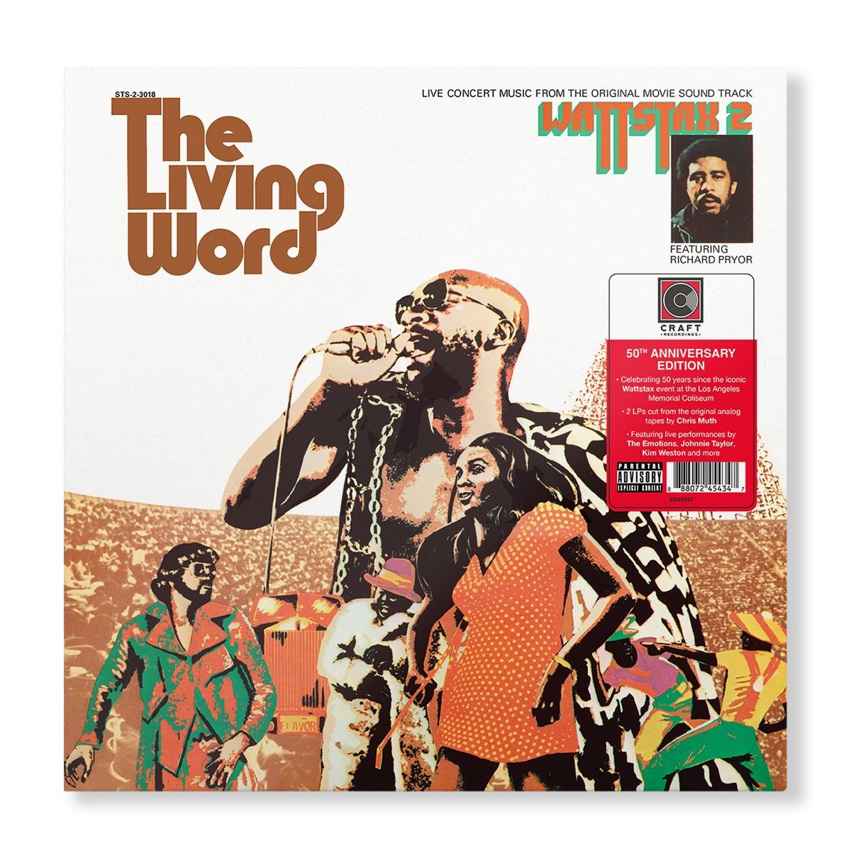 The Living Word: Wattstax 2 2-LP Vinyl Record