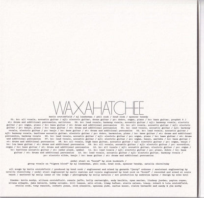 Waxahatchee – Tigers Blood Music CD