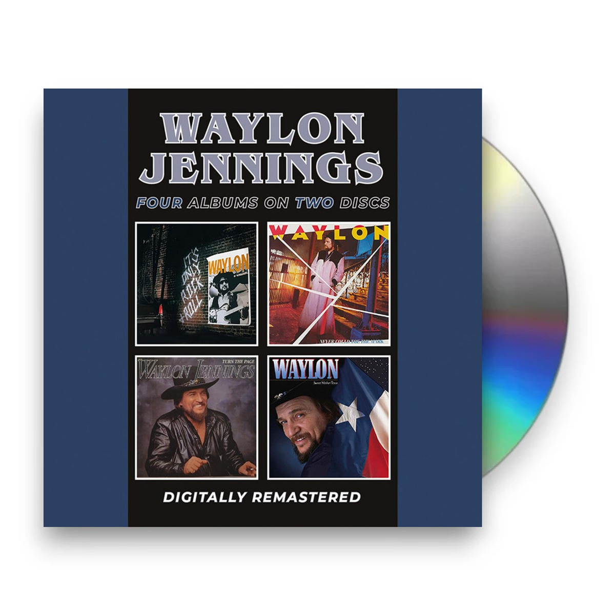 Waylon Jennings – It's Only Rock & Roll / Never Could Toe The Mark (2-CD)