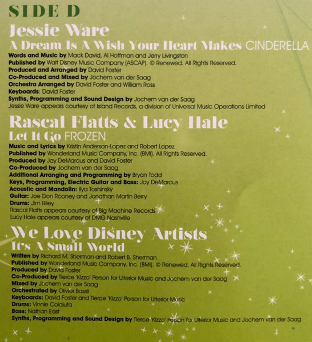 We Love Disney (2-LP Vinyl) Vinyl Record
