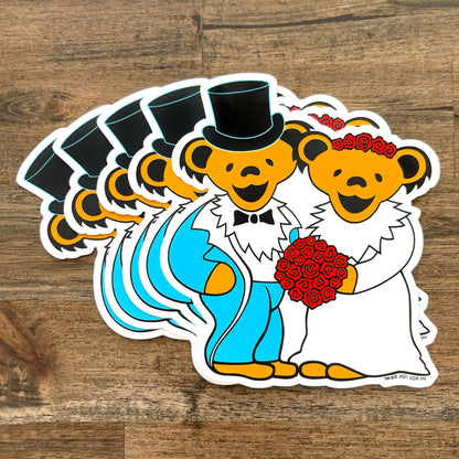 Grateful Dead Wedding Bears Sticker