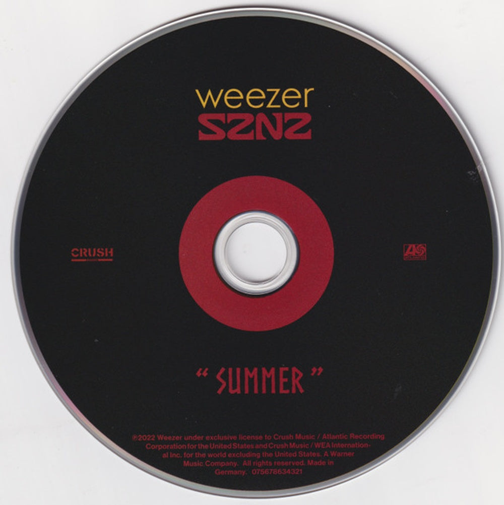 Weezer – SZNZ: Summer EP Music CD