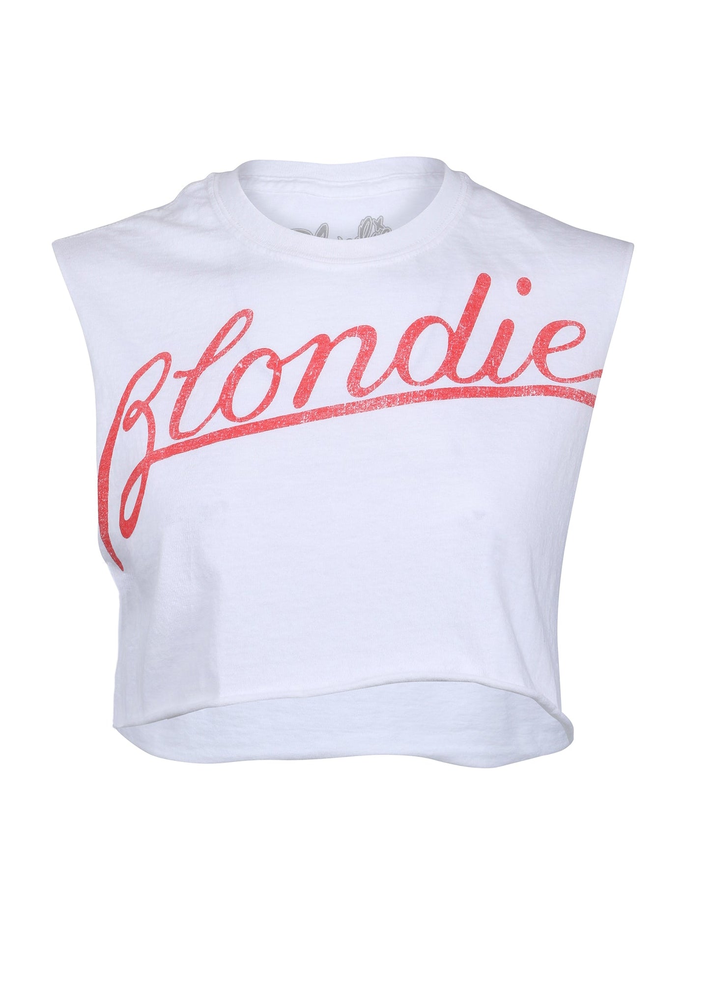 Blondie Cropped Tee by Goodie Two Sleeves Womens T Shirt White Officially Licensed