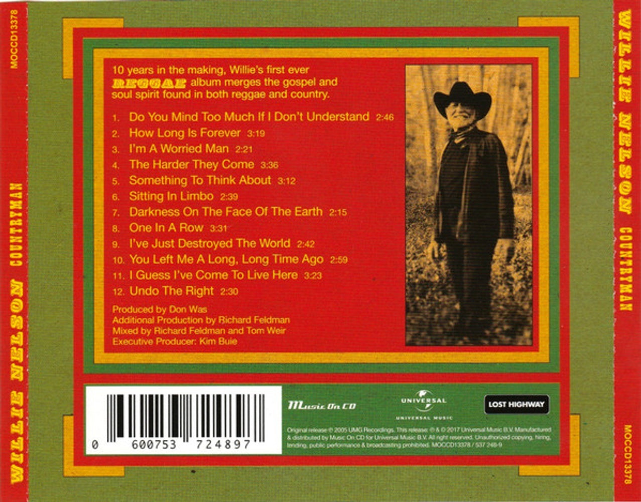 Willie Nelson – Countryman (Import CD)