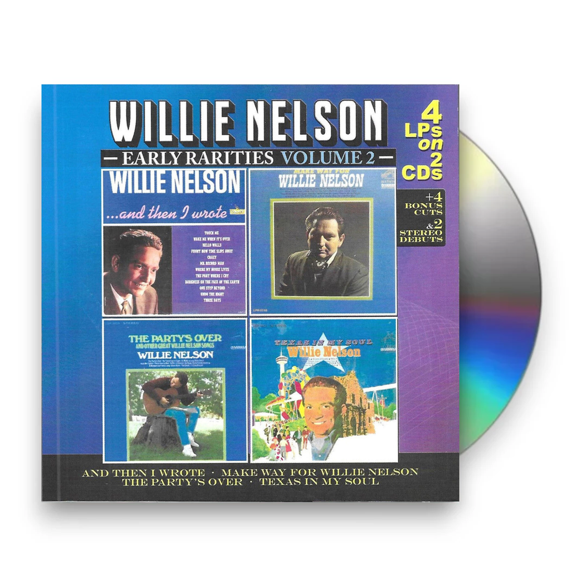 Willie Nelson – Early Rarities 2 (2-CD)