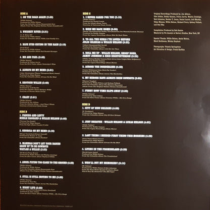 Willie Nelson – Greatest Hits (2-LP Vinyl) Vinyl Record