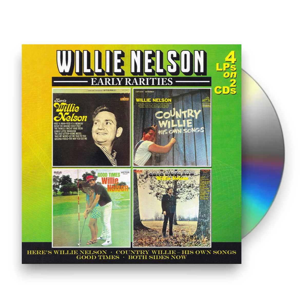 Willie Nelson – Here's Willie Nelson / Country Willie / Good Times (2-CD)