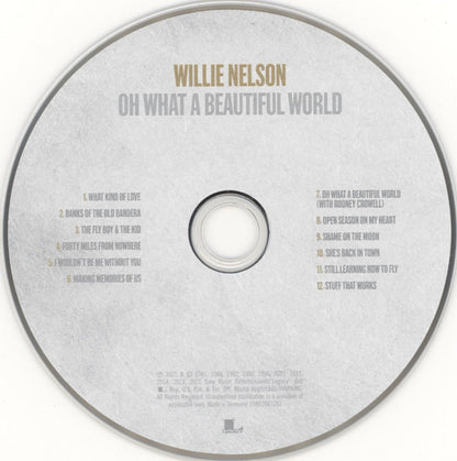 Willie Nelson – Oh What A Beautiful World Music CD