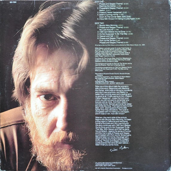 Willie Nelson – Phases And Stages (LP Vinyl) Vinyl Record