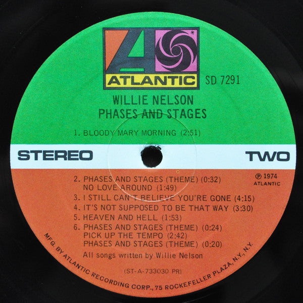 Willie Nelson – Phases And Stages (LP Vinyl) Vinyl Record