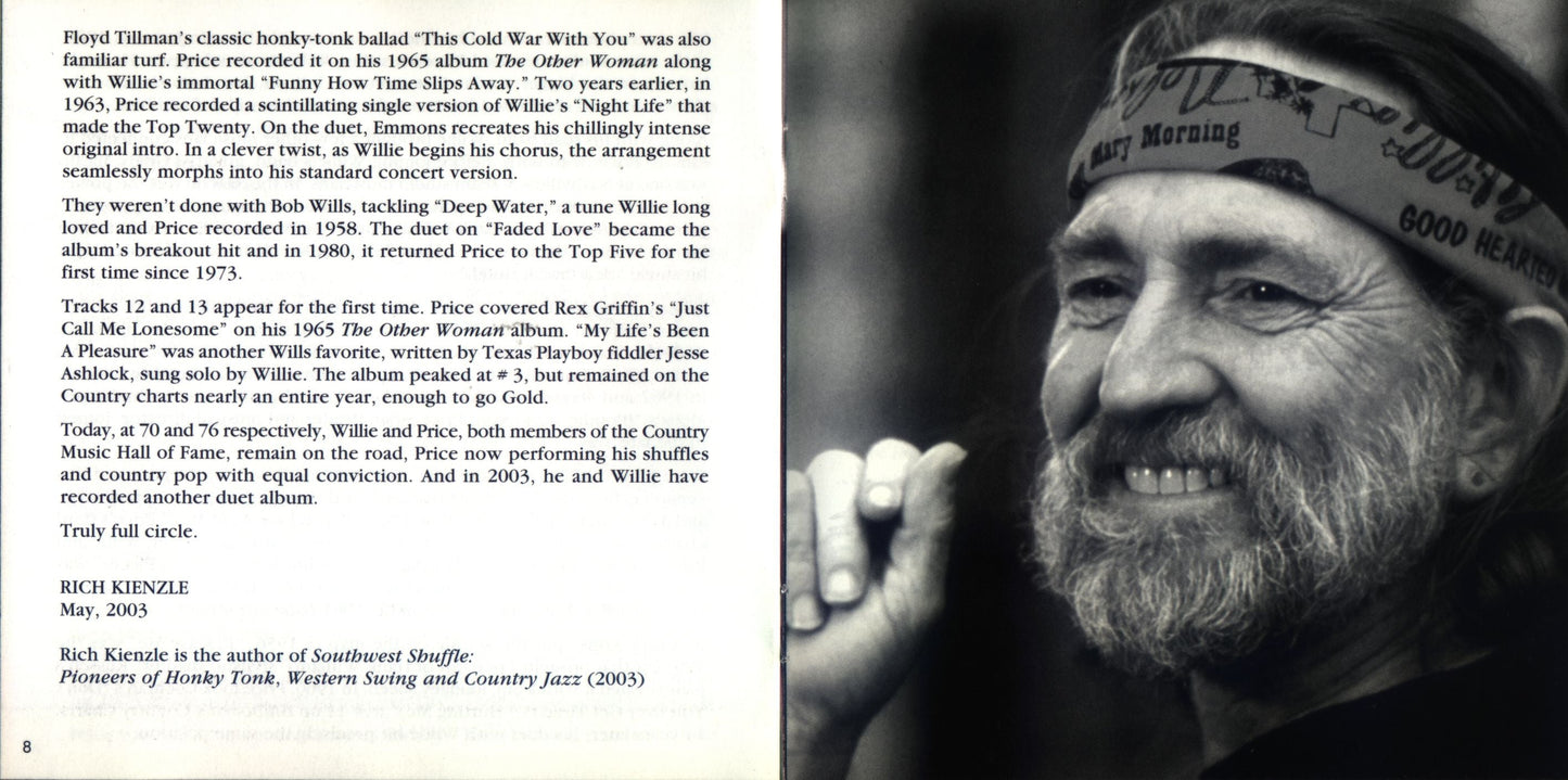 Willie Nelson & Ray Price – San Antonio Rose Music CD