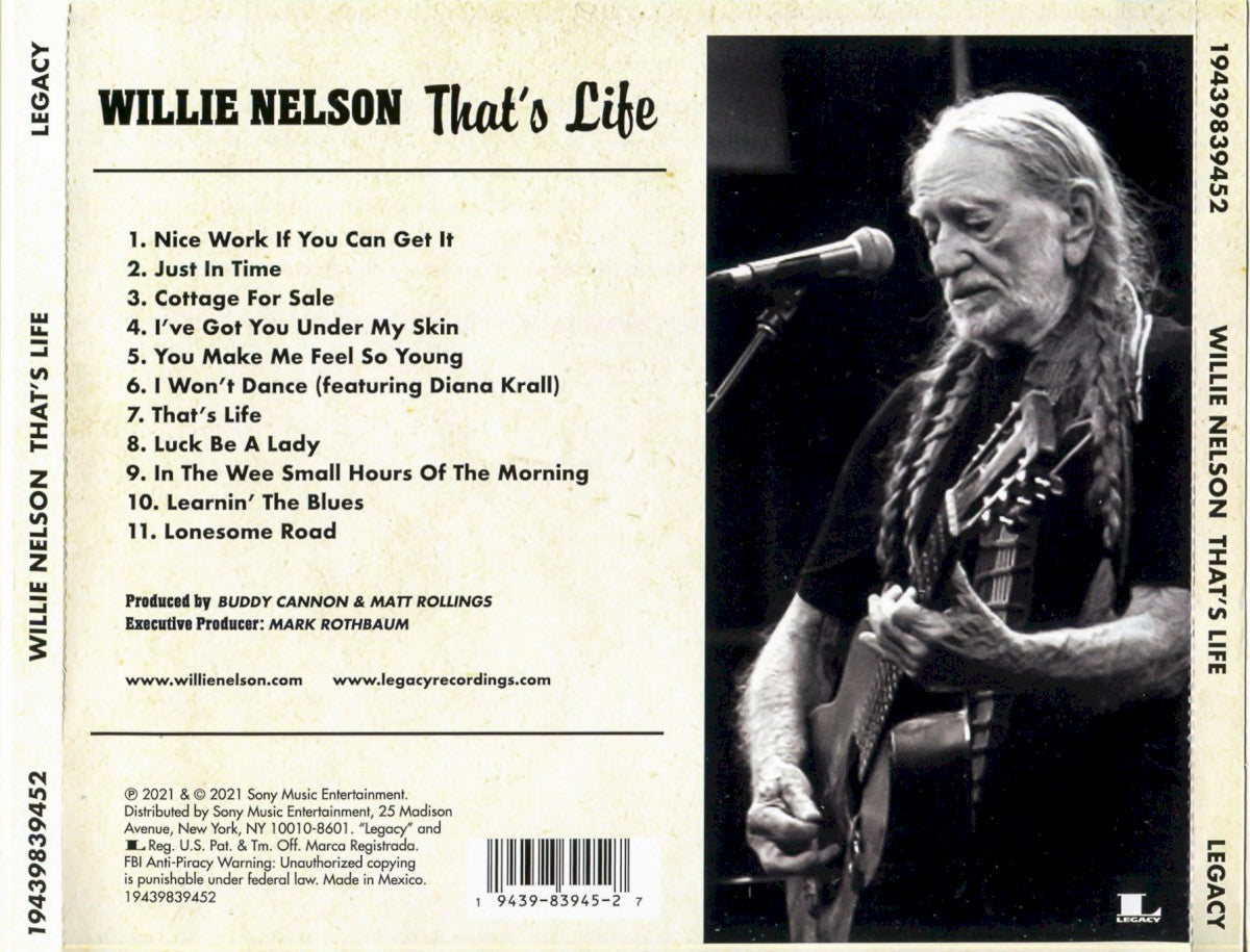 Willie Nelson – That's Life Music CD