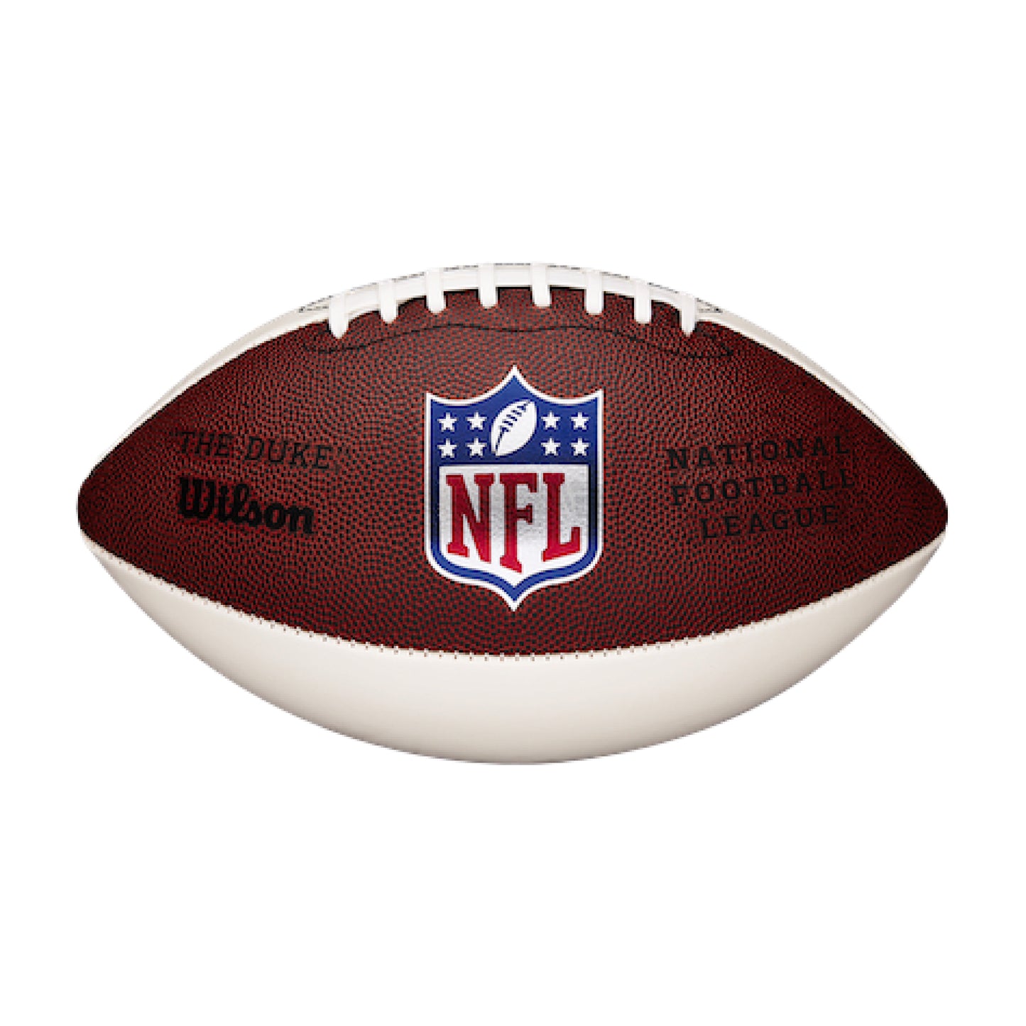 WILSON - F1691 NFL Autograph EDITION FOOTBALL  ..(3 WHITE / 1 BROWN PANEL) MINI